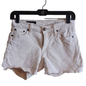 Jcrew white cutoff shorts. Size  24. Great used condition, no flaws.